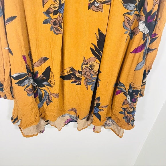 Free People Tree Swing Floral Tunic Dress Amber Size Small - Picture 8 of 8